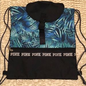 Victoria secret pink drawstring backpack